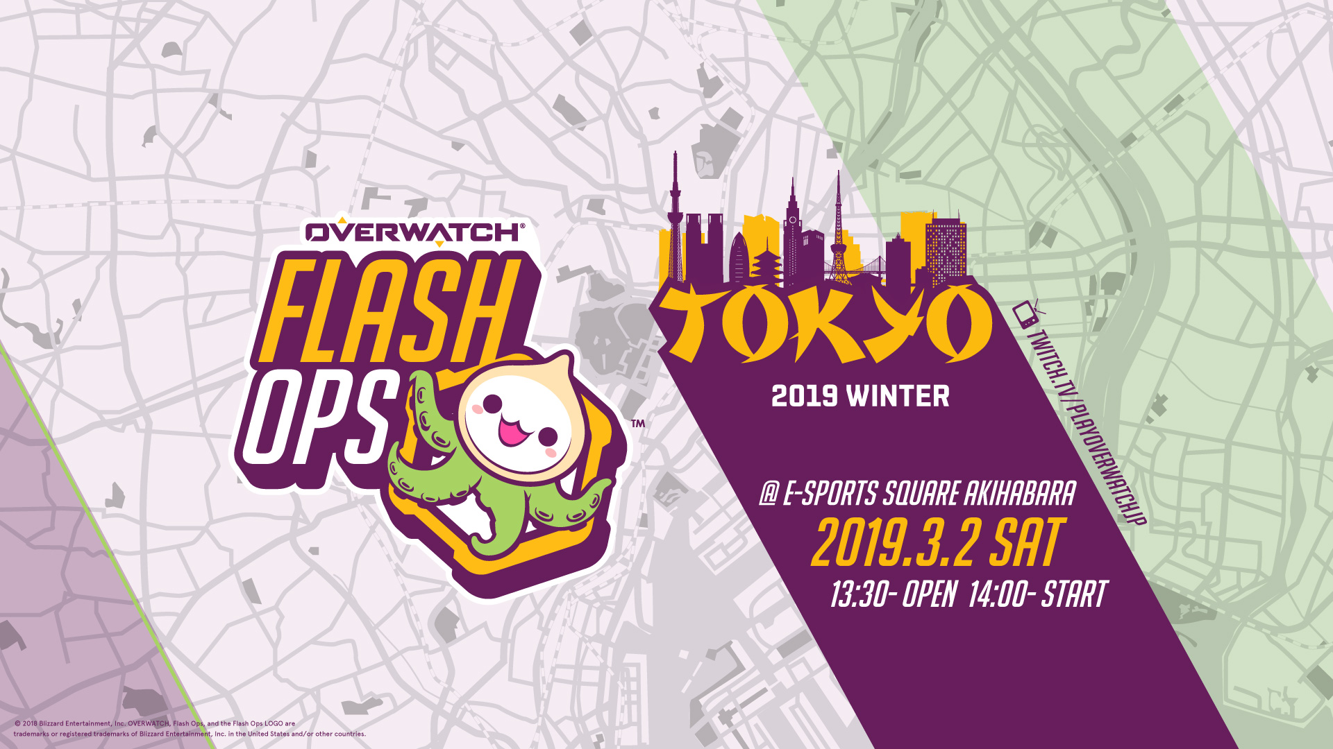 Overwatch – 3月2日(土) に行われる『FLASH OPS TOKYO 2019 WINTER』にAmeKen、CLAIRE、rayu、Sabagodが出演
