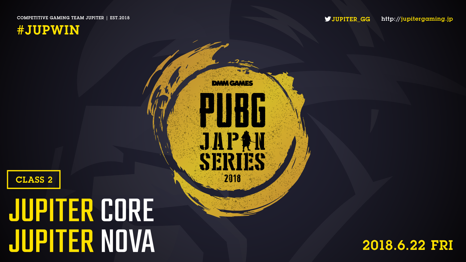 JUPITER NOVA – PUBG JAPAN SERIES βLEAGUE PHASE2 結果報告