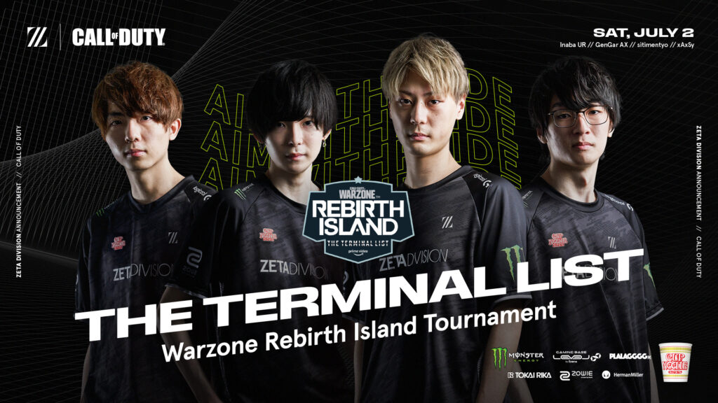 Call of Duty部門 – 『The Terminal List – Warzone Rebirth Island Tournament』に出場