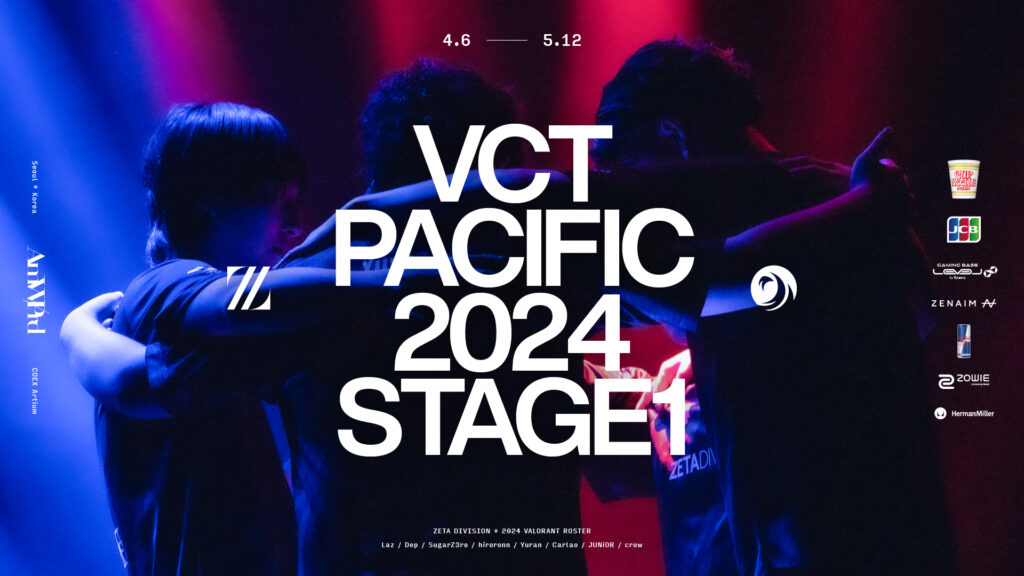 VALORANT部門  – 『VALORANT Champions Tour 2024 Pacific Stage 1』に出場