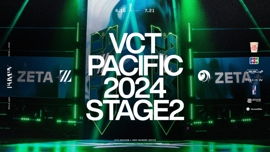VALORANT部門  – 『VALORANT Champions Tour 2024 Pacific Stage 2』に出場