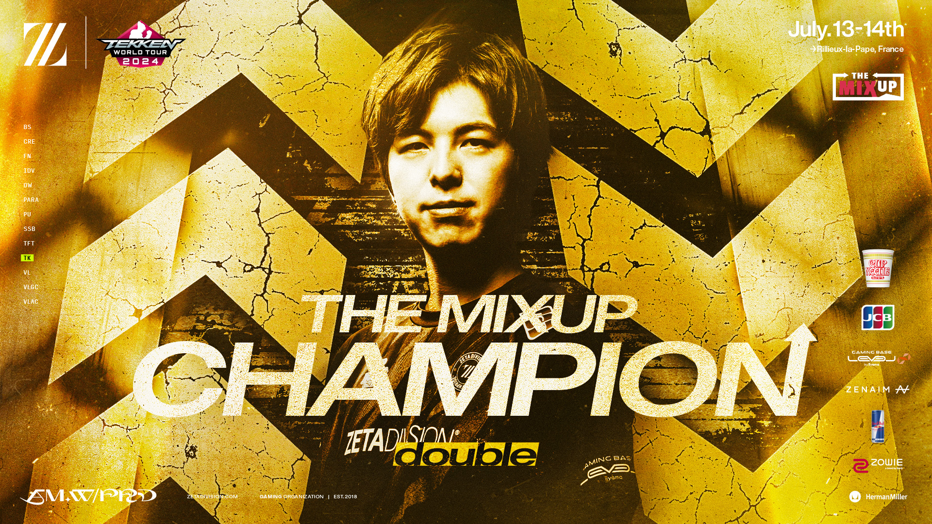 TEKKEN部門 – 『The MIXUP 2024』double優勝, WATANABE 結果報告