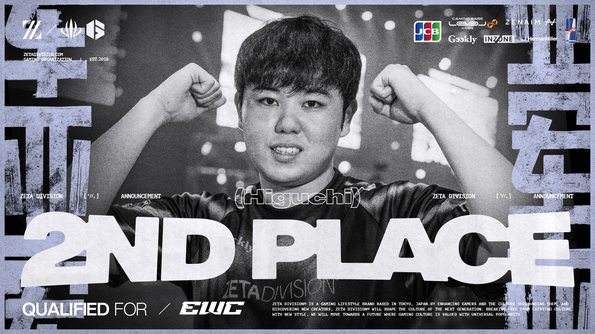 STREET FIGHTER部門 – 『Asian Champions League 2025 × Street Fighter 6』ひぐち 2位, ひかる 5位, ヤマグチ 7位
