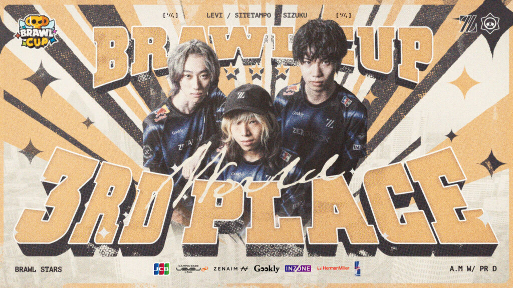 Brawl Stars部門 – 『Brawl  Cup』3位