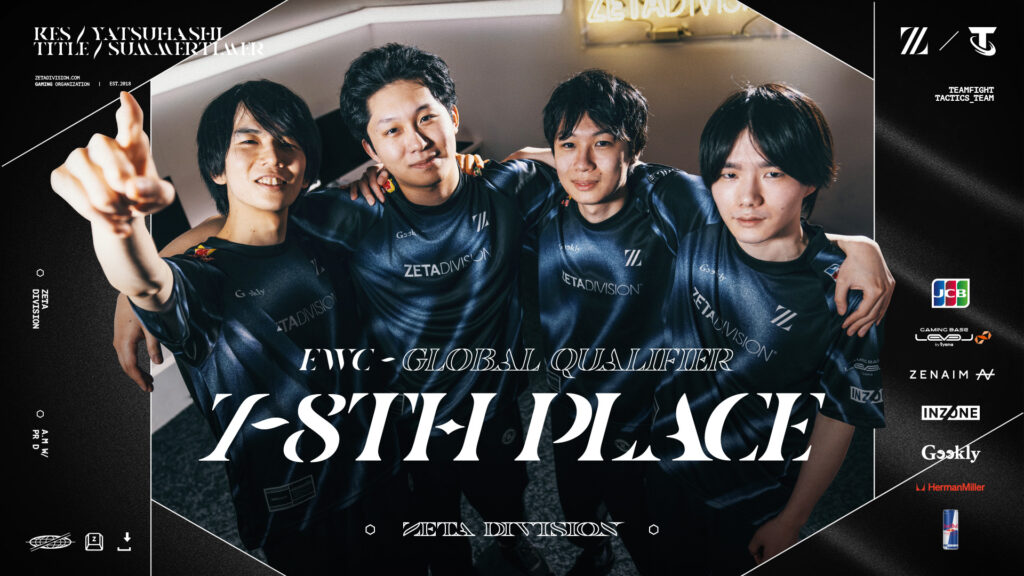 TEAMFIGHT TACTICS部門 – 『EWC Teamfight Tactics Online Qualifier: Global Qualifier』結果報告