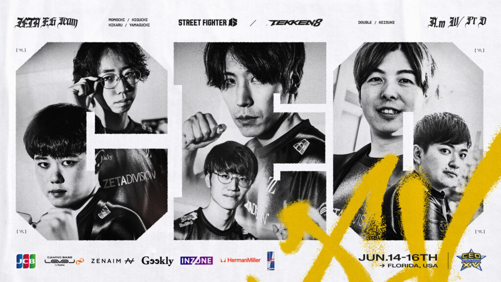 STREET FIGHTER, TEKKEN部門 – 『CEO 2025』に出場
