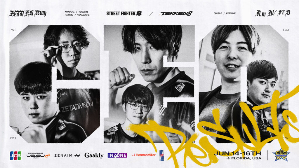 STREET FIGHTER, TEKKEN部門 – 『CEO 2025』結果報告