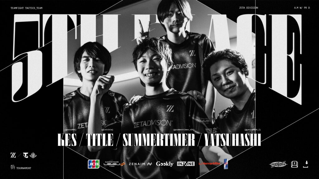 TEAMFIGHT TACTICS部門 – 『HERO ESPORTS Asian Champions League x Teamfight Tactics』結果報告