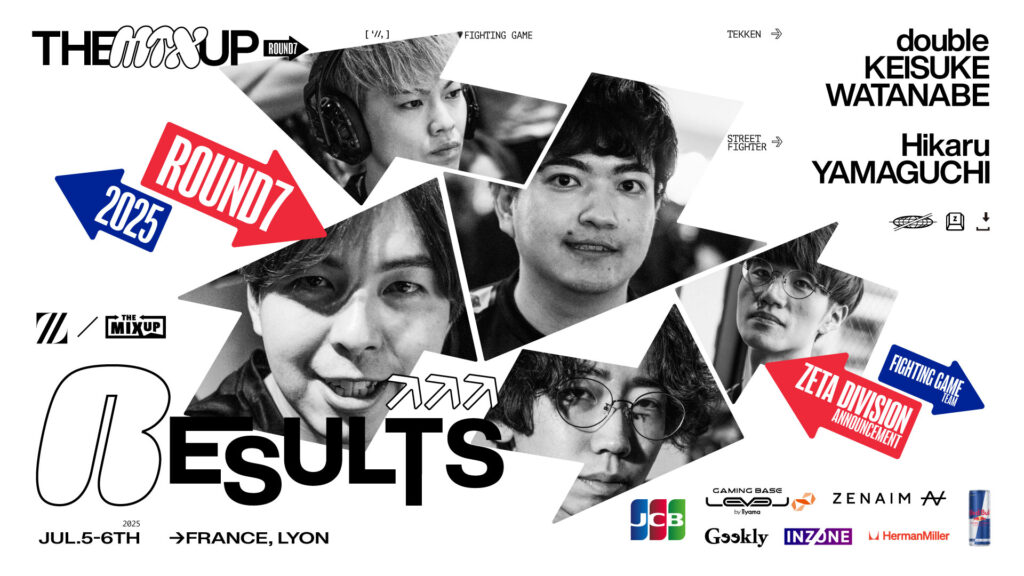 STREET FIGHTER, TEKKEN部門 – 『The MIXUP 2025』結果報告