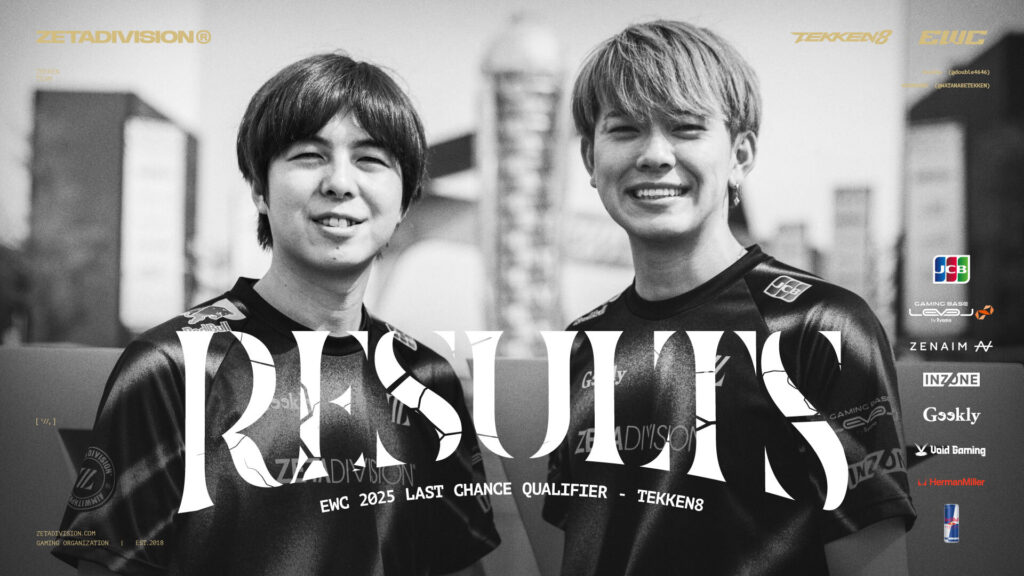 TEKKEN部門 – 『Esports World Cup 2025 – TEKKEN 8 LCQ』double, WATANABE結果報告