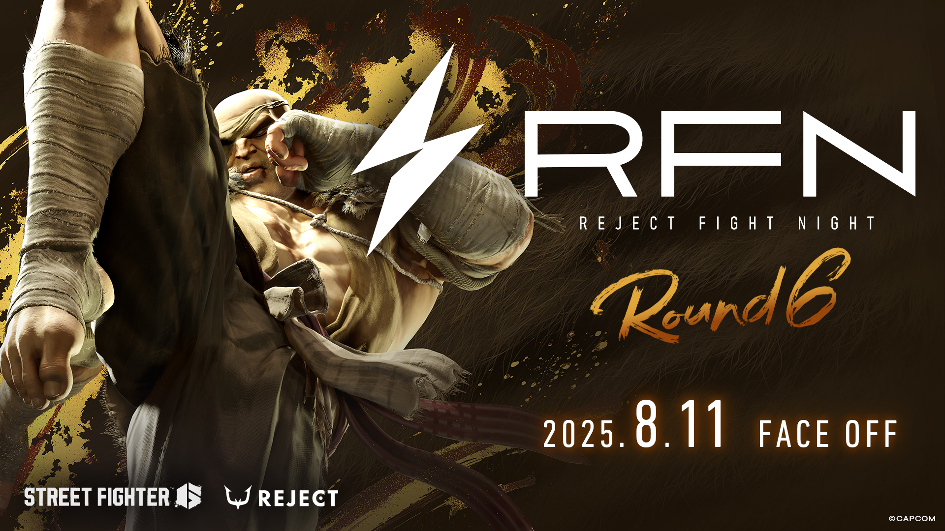出演情報 – SHAKAが『REJECT FIGHT NIGHT Round6』に出演