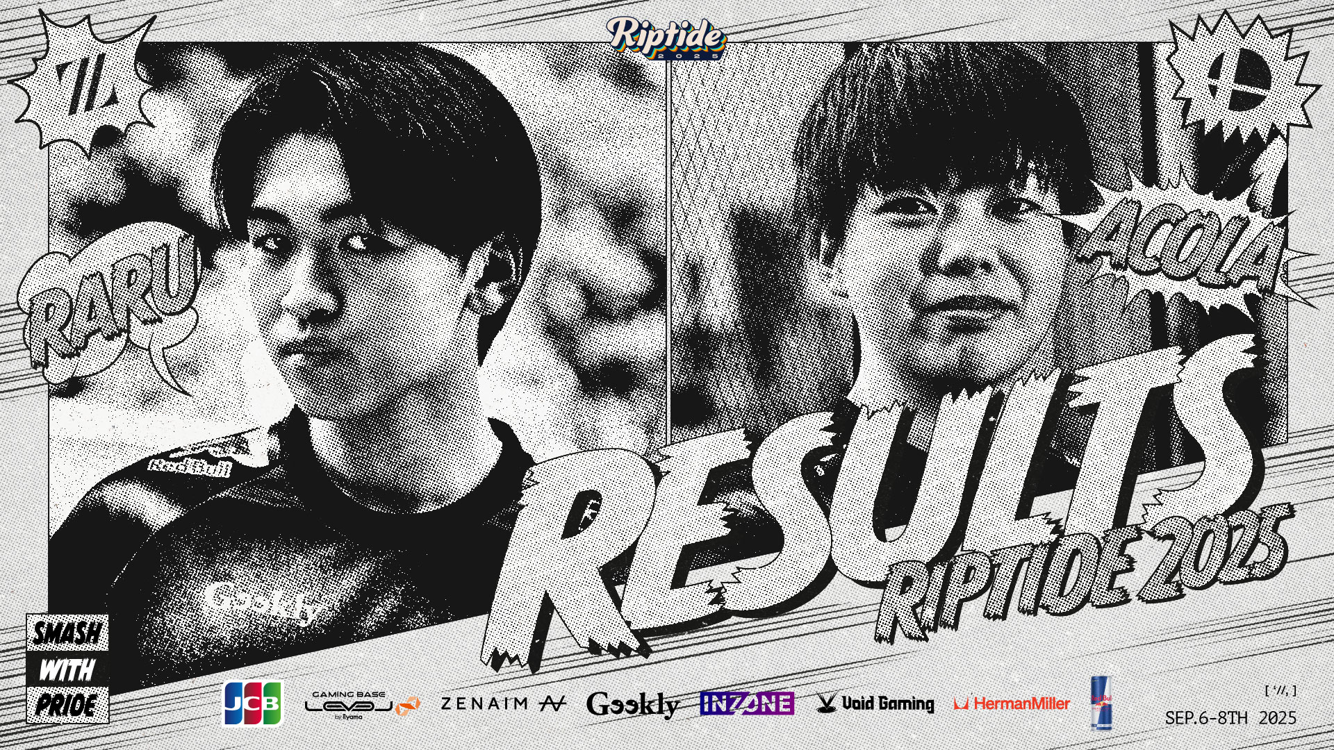 大乱闘スマッシュブラザーズ部門 – 『Riptide 2025』あcola, らる 結果報告
