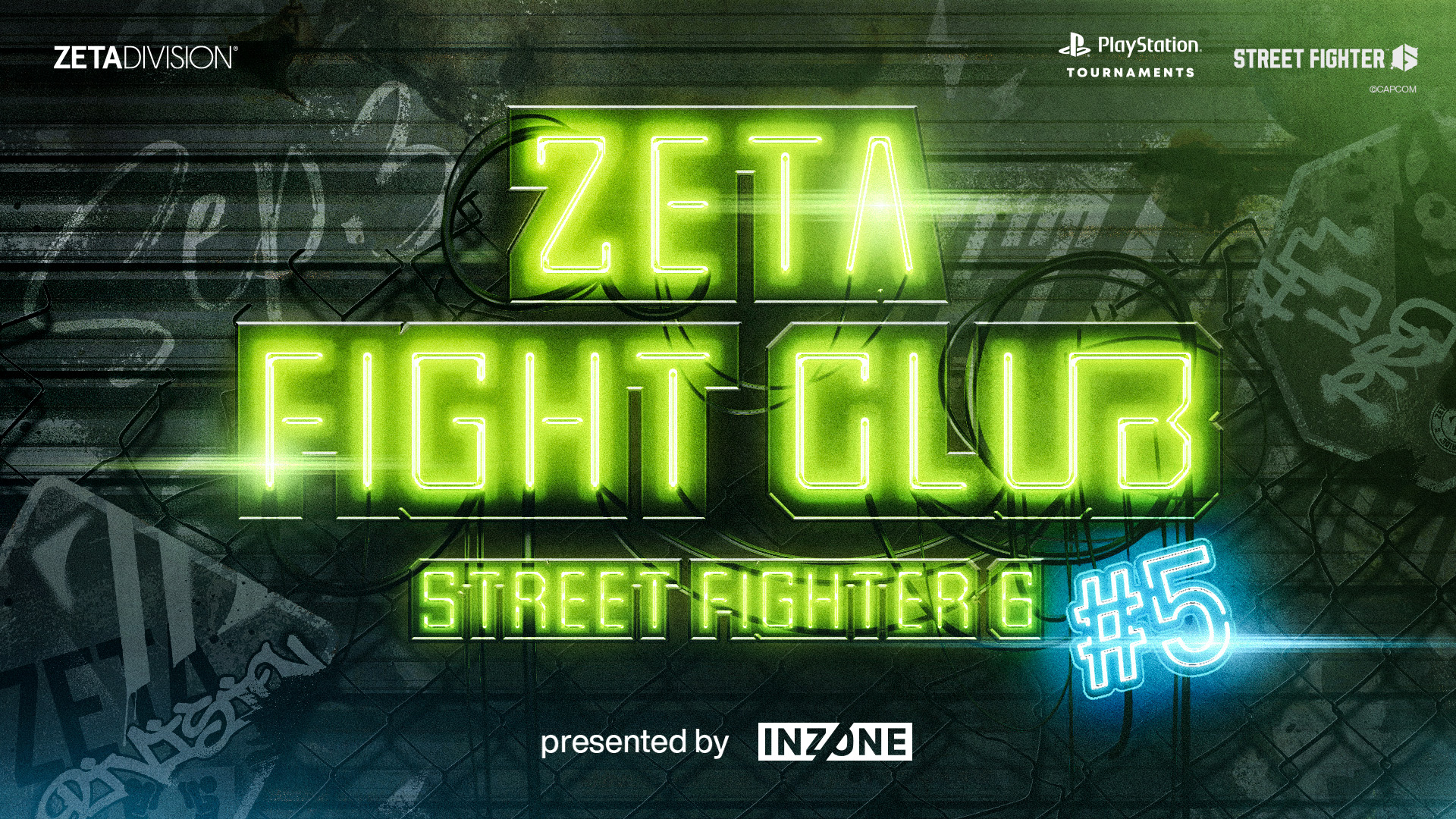 『ZETA FIGHT CLUB STREET FIGHTER 6 #5 presented by INZONE』開催のお知らせ