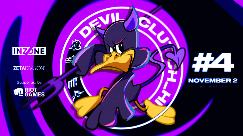 出演情報 – Clutch_Fiが『Devil Clutch杯 #4 Supported by Riot Games』を開催、crow, Laz, acoが出演