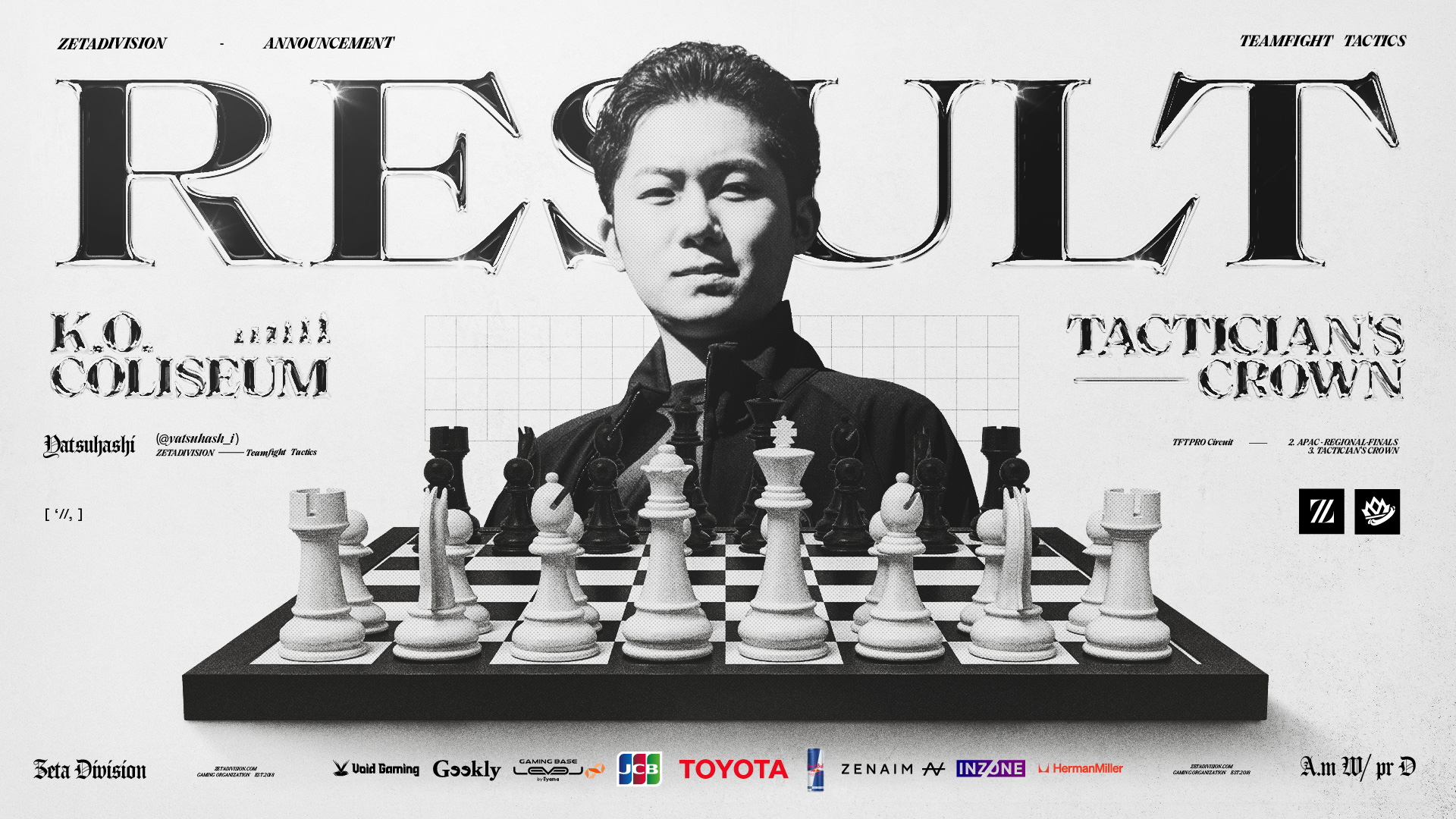 TEAMFIGHT TACTICS部門 – 『K.O. COLISEUM TACTICIAN’S CROWN』yatsuhashi 結果報告