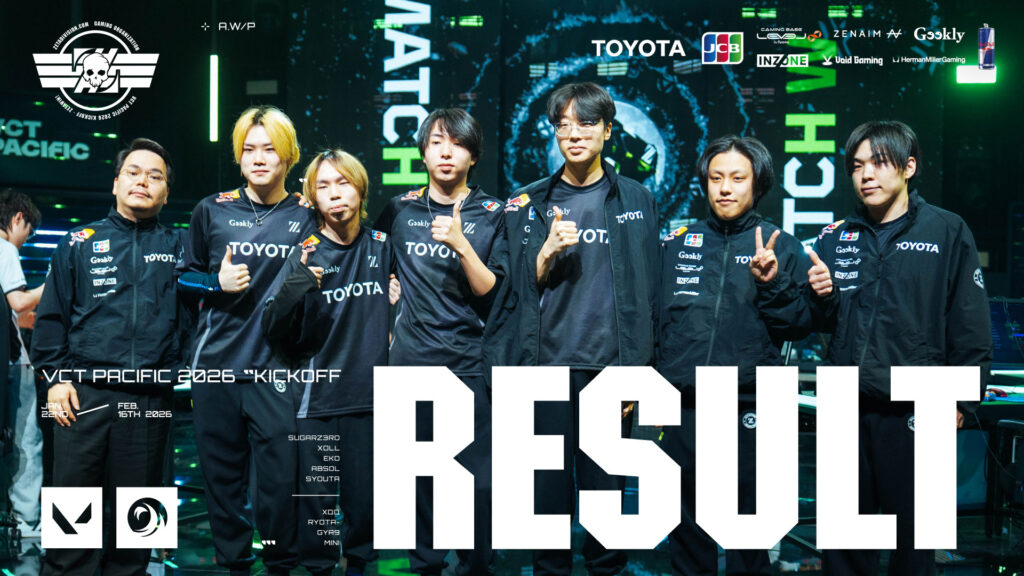 VALORANT部門 – 『VALORANT Champions Tour Pacific 2026 Kickoff』 結果報告