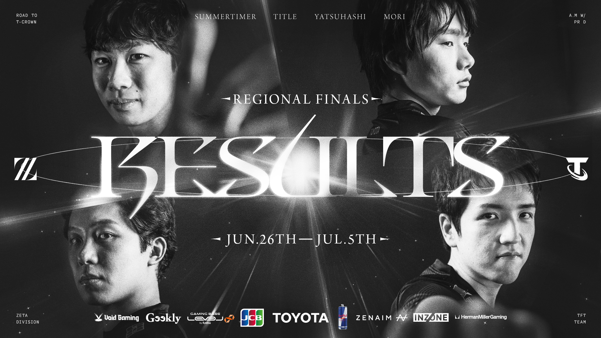 TEAMFIGHT TACTICS部門 – 『Space Gods APAC Regional Finals』title, summertimer, yatsuhashi, mori 結果報告