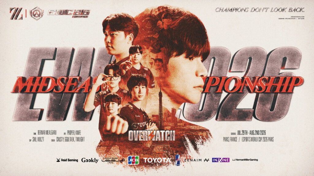 OVERWATCH部門 – 『Overwatch Champions Series 2026 Midseason Championship』に出場