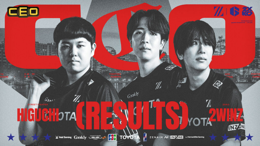 2XKO, STREET FIGHTER部門 – 『CEO 2026』 結果報告