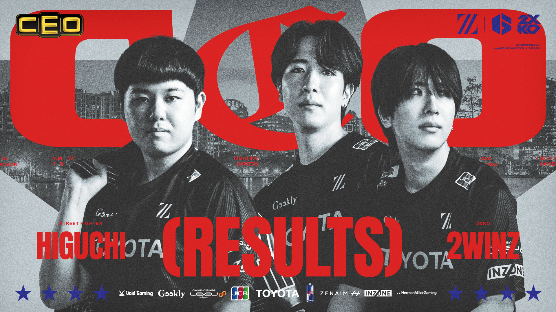 2XKO, STREET FIGHTER部門 – 『CEO 2026』 結果報告