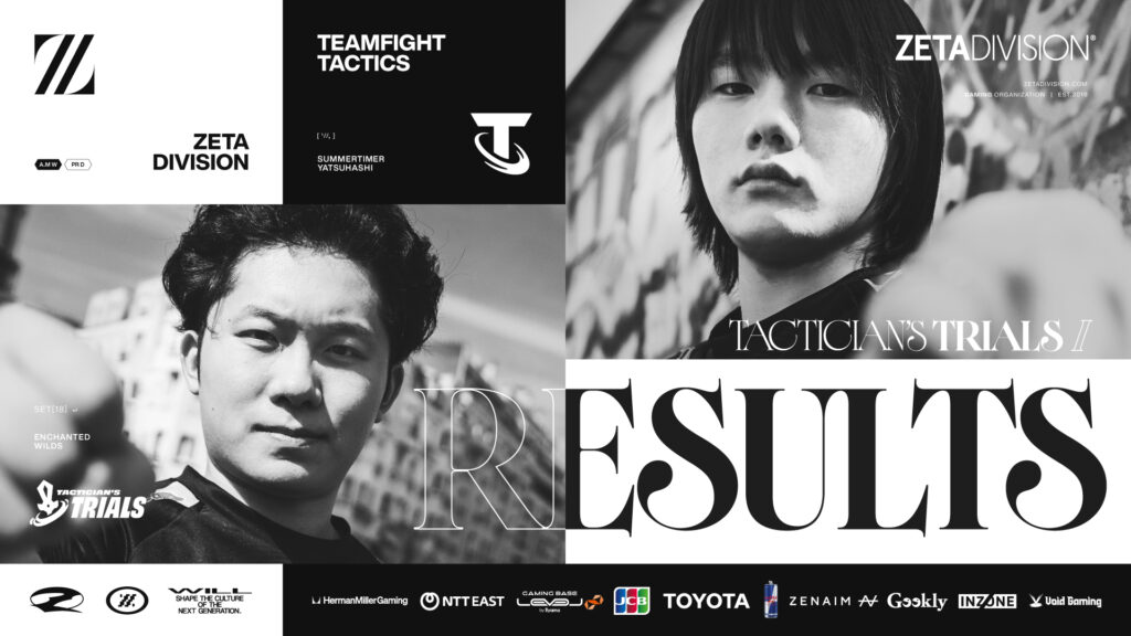 TEAMFIGHT TACTICS部門 – 『Enchanted Wilds APAC Tactician’s Trials Ⅰ』 summertimer, yatsuhashi 結果報告