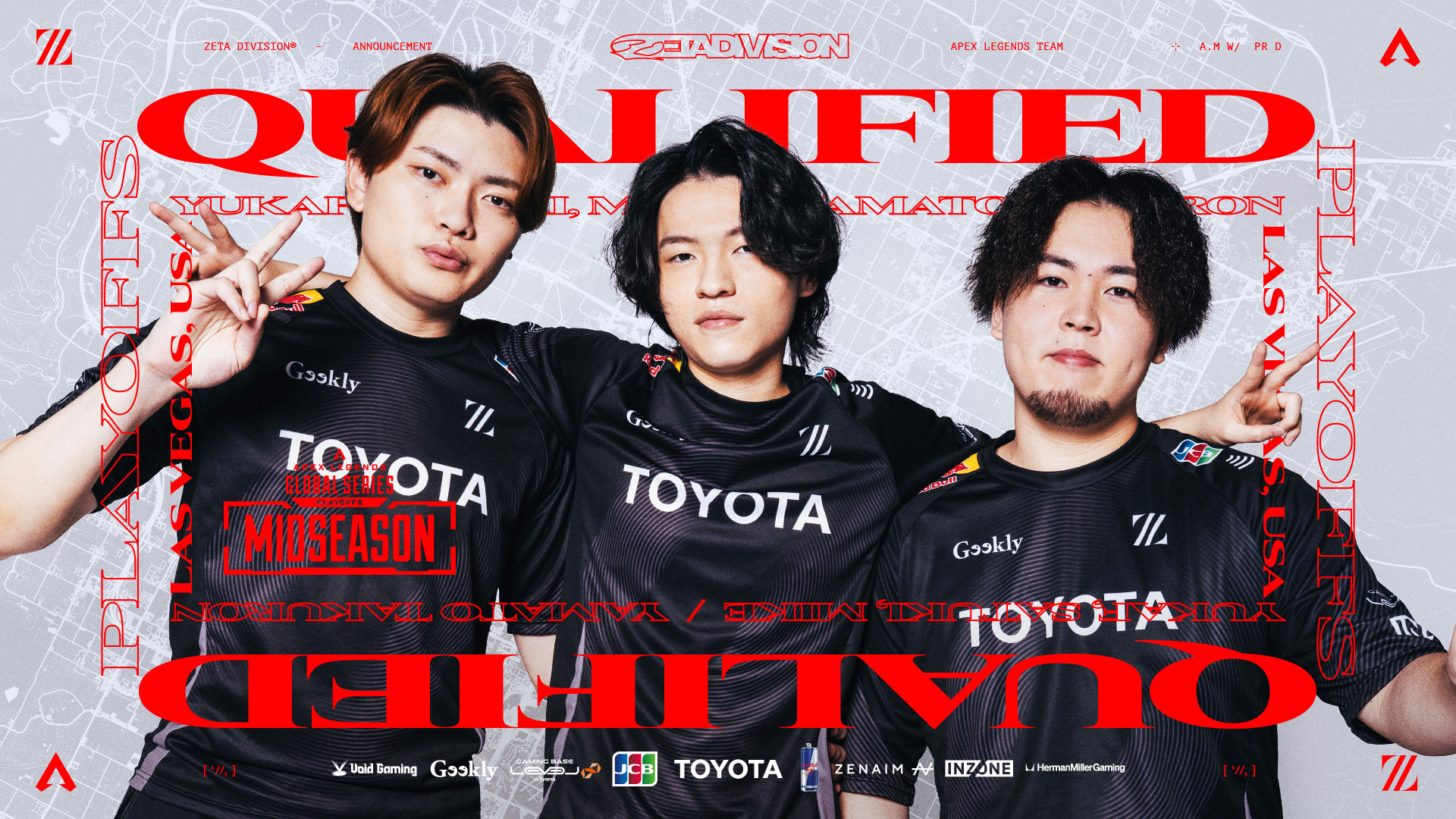 APEX LEGENDS部門 – 『Apex Legends Global Series 2026: Split 2 Pro League – APAC North』 2位 、『Apex Legends Global Series: 2026 Split 2 Playoffs』の出場権を獲得
