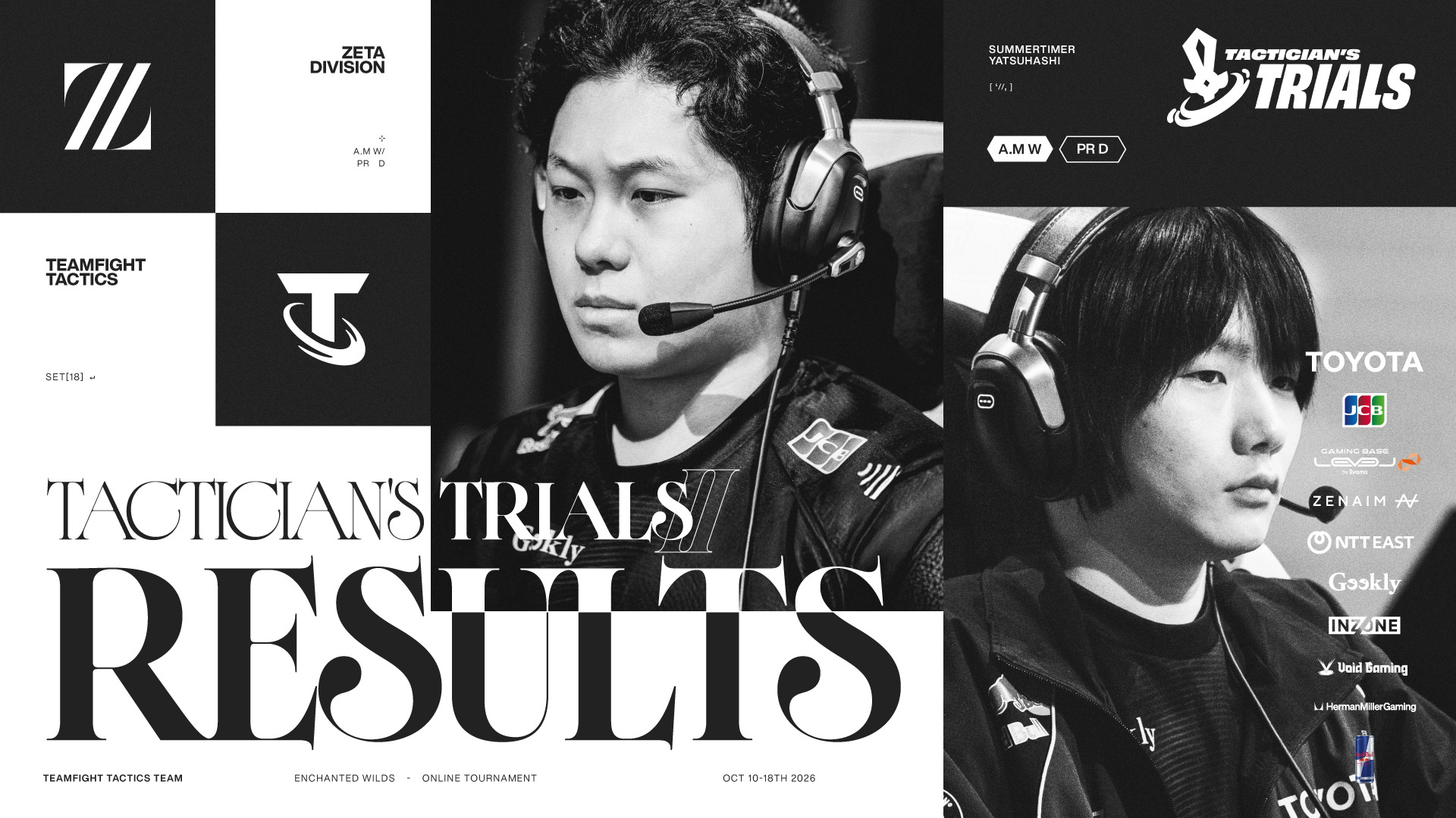 TEAMFIGHT TACTICS部門 – 『Enchanted Wilds APAC Tactician’s Trials Ⅱ』 summertimer, yatsuhashi 結果報告