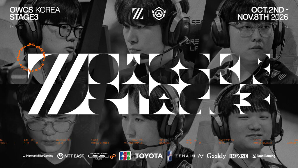 OVERWATCH部門 – 『Overwatch Champions Series 2026 KOREA Stage 3』に出場